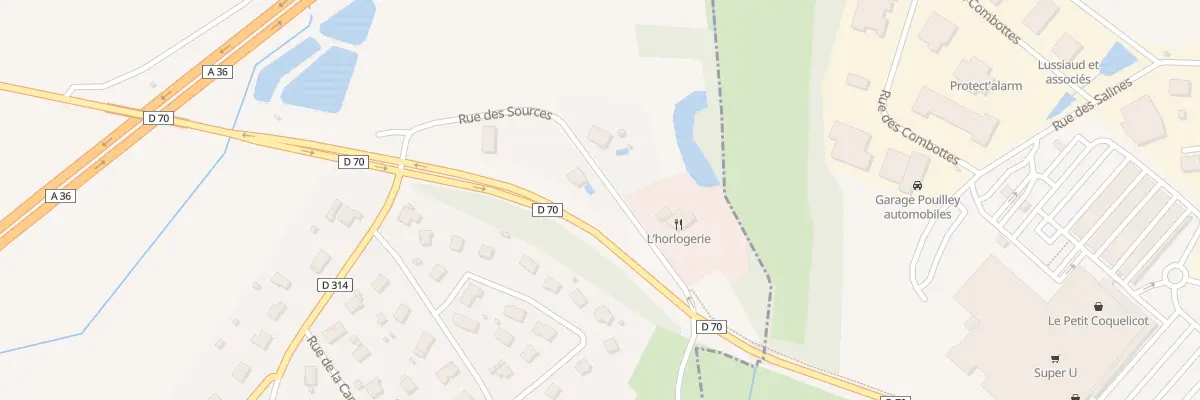 Plan du 1 Rue des Sources à Champvans-les-Moulins