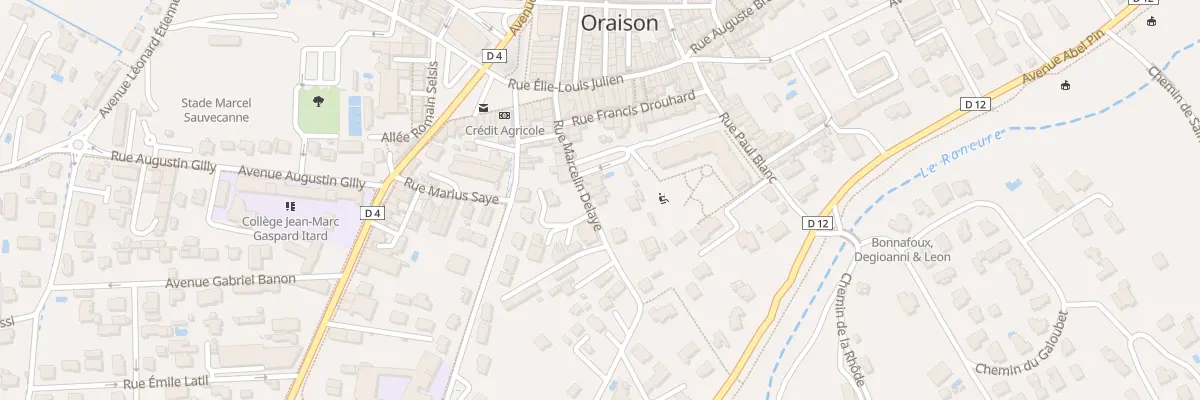 Plan du 10 Rue Marcelin Delaye à Oraison