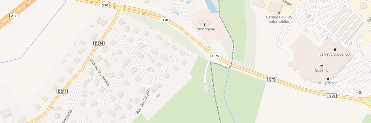 Plan du 15 Rue des Murots à Champvans-les-Moulins