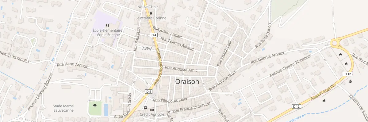 Plan du 2 Rue Clovis Poilroux à Oraison