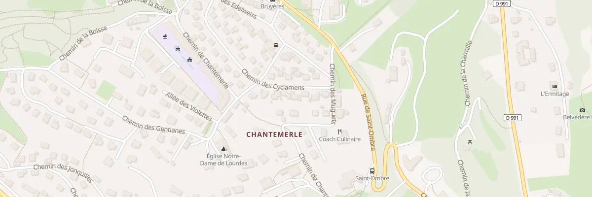 Plan du 7 Che des Cyclamens à Chambéry