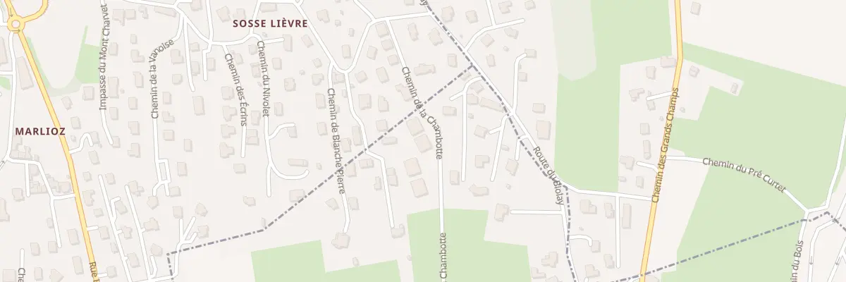 Plan du 150 Che de la Chambotte à Drumettaz-Clarafond