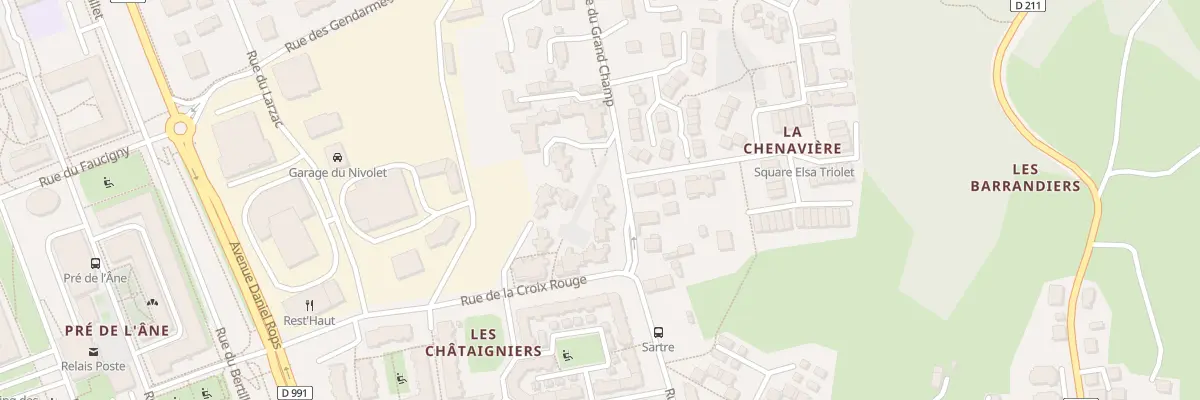 Plan du 759 Rue du Grand Champ à Chambéry