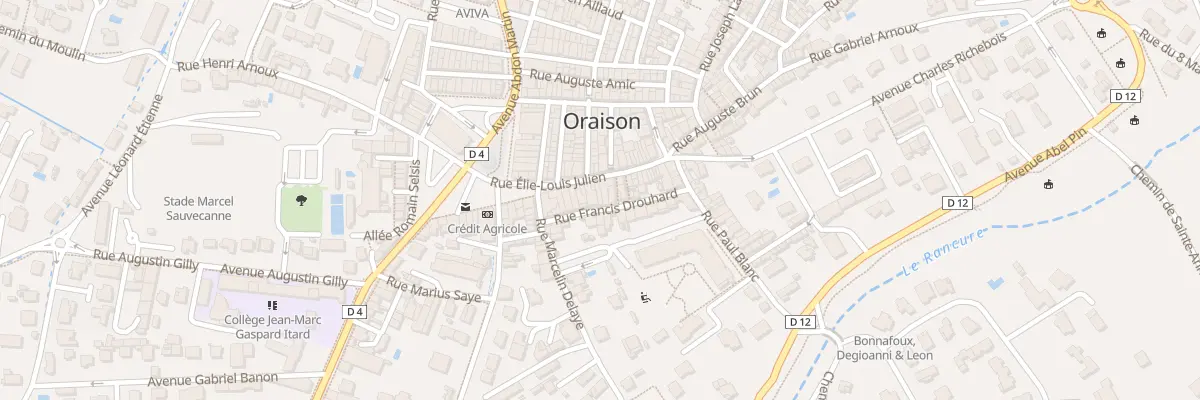 Plan du 19 Rue Elie Louis Julien à Oraison