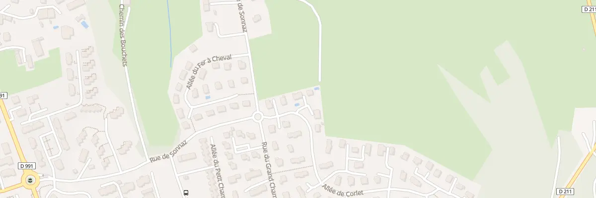 Plan du 71 All de Corlet à Chambéry