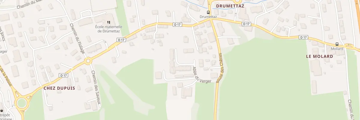 Plan du 5733F All du Verger à Drumettaz-Clarafond