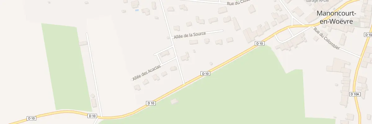 Plan du 95 Rue de la Haie la Croix à Manoncourt-en-Woëvre