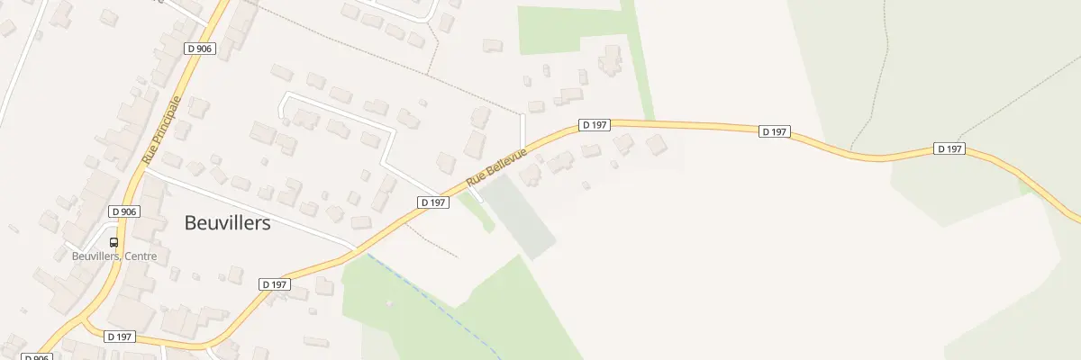 Plan du 6 Rue Bellevue à Beuvillers