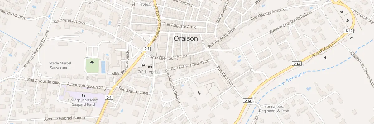 Plan du 21 Rue Elie Louis Julien à Oraison