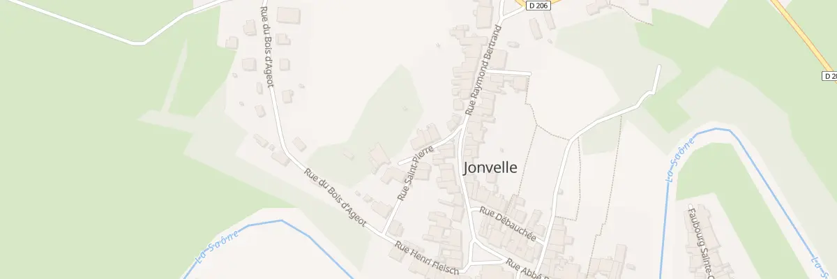 Plan du 5 Rue Saint Pierre à Jonvelle