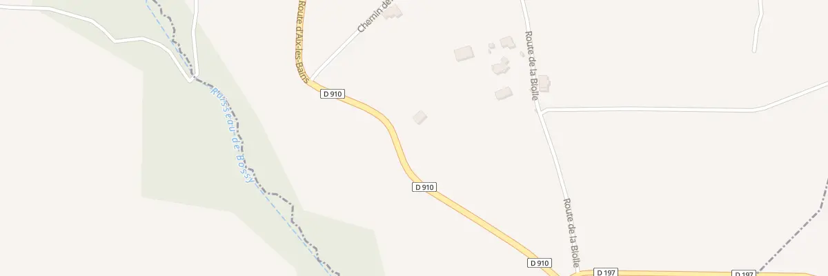 Plan du 5399 Rte d’Aix-les-Bains à Frangy