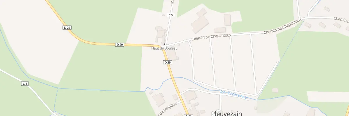 Plan du 28 Gr Grande Rue à Pleuvezain