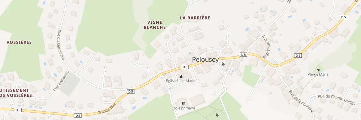 Plan du 13A Rue Grande Rue à Pelousey