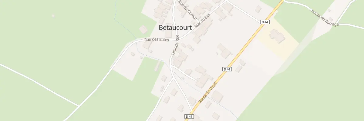 Plan du 6 Grande Rue à Betaucourt