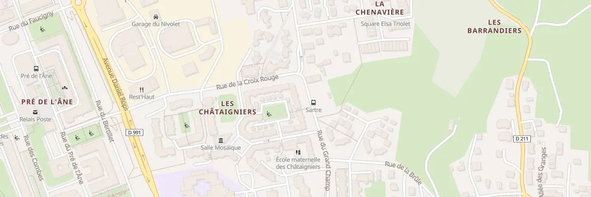 Plan du 667 Rue du Grand Champ à Chambéry