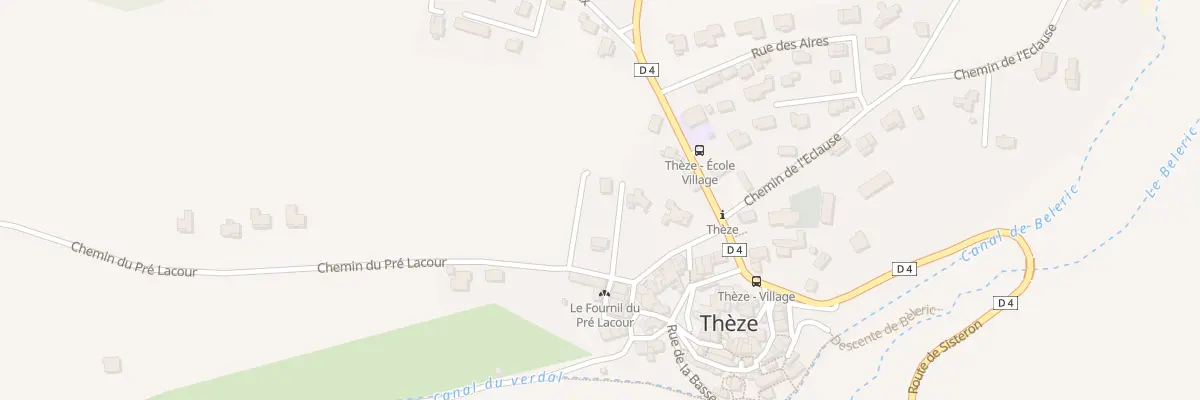 Plan du 7058 Pre La Cour à Thèze