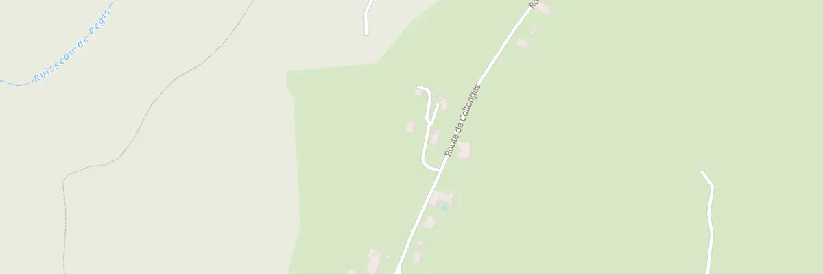 Plan du 542 Rte de Collonges à Entrelacs