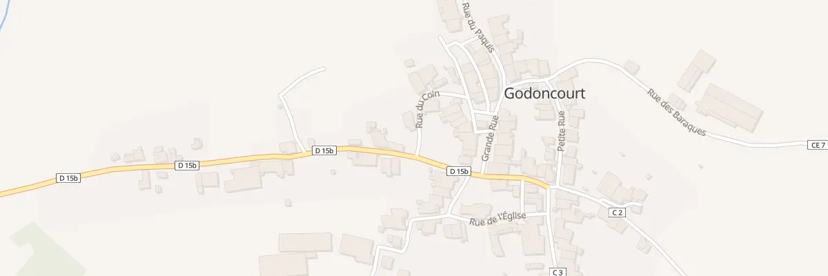 Plan du 41 Rue du Coin à Godoncourt