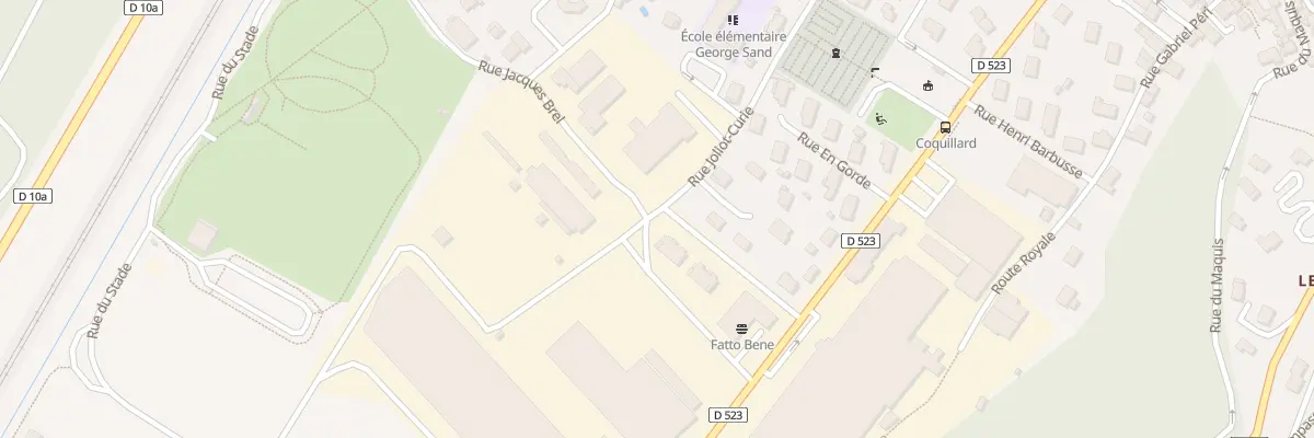 Plan du 7 Rue Joliot Curie à Froges