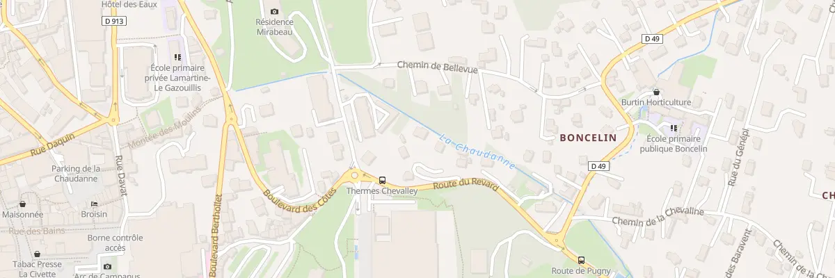 Plan du 5B Rte du Revard à Aix-les-Bains