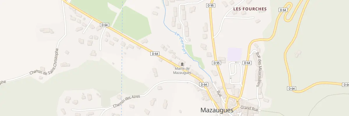 Plan du 5027 Rue du General de Gaulle à Mazaugues