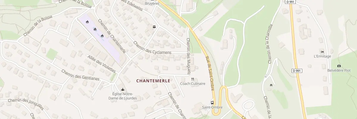 Plan du 3 Che des Cyclamens à Chambéry