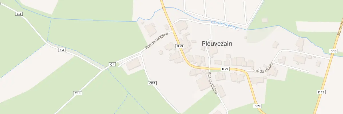 Plan du 15 Gr Grande Rue à Pleuvezain