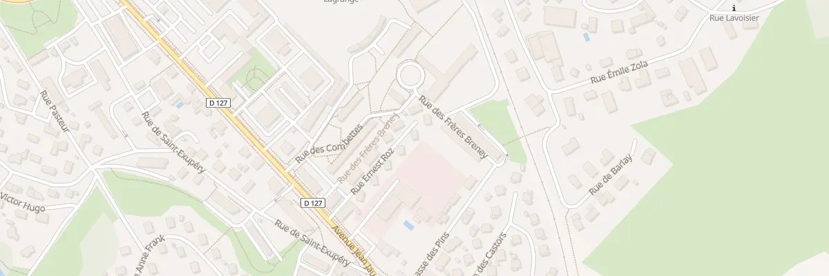 Plan du 10 Rue Ernest Roz à Champagnole