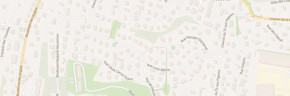 Plan du 30 Rue Dieudonné Costes à Aix-les-Bains