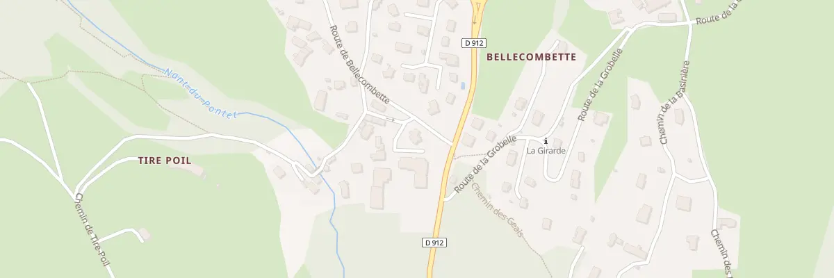 Plan du 1970 Rte de Bellecombette à Jacob-Bellecombette