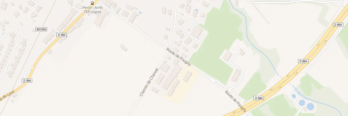 Plan du 276 Rte de Pougny à Péron