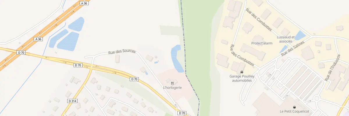 Plan du 4 Rue des Sources à Champvans-les-Moulins