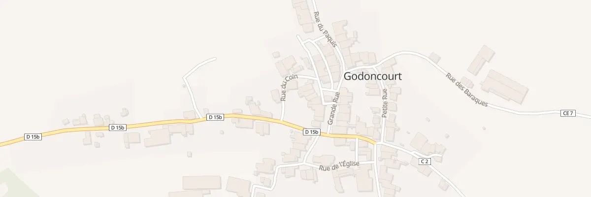 Plan du 140 Rue du Coin à Godoncourt