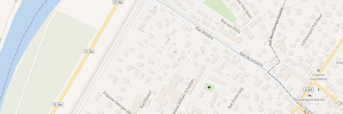 Plan du 109 Rue Pasteur à Froges