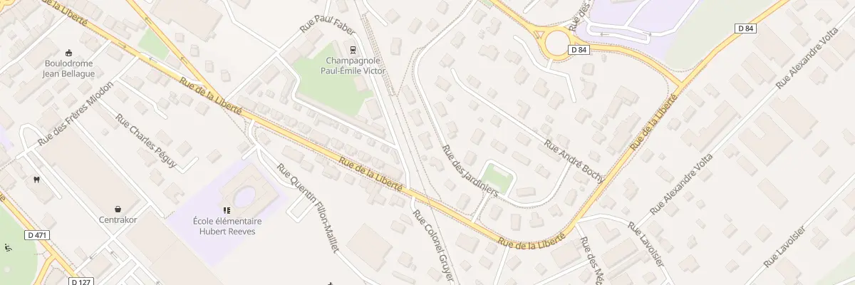 Plan du 427 Rue des Jardiniers à Champagnole