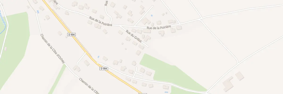 Plan du 102 Rue du Grillot à Bicqueley