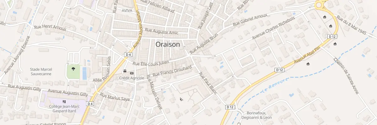Plan du 41 Rue Elie Louis Julien à Oraison