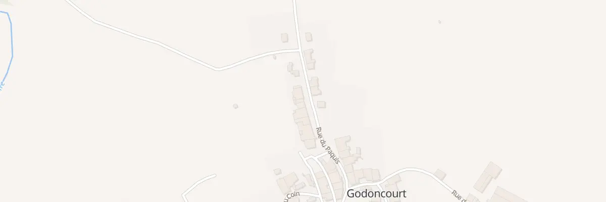 Plan du 153 Rue du Paquis à Godoncourt