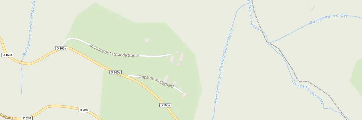Plan du 334 Imp de la Grande Gorge à Saint-Mury-Monteymond