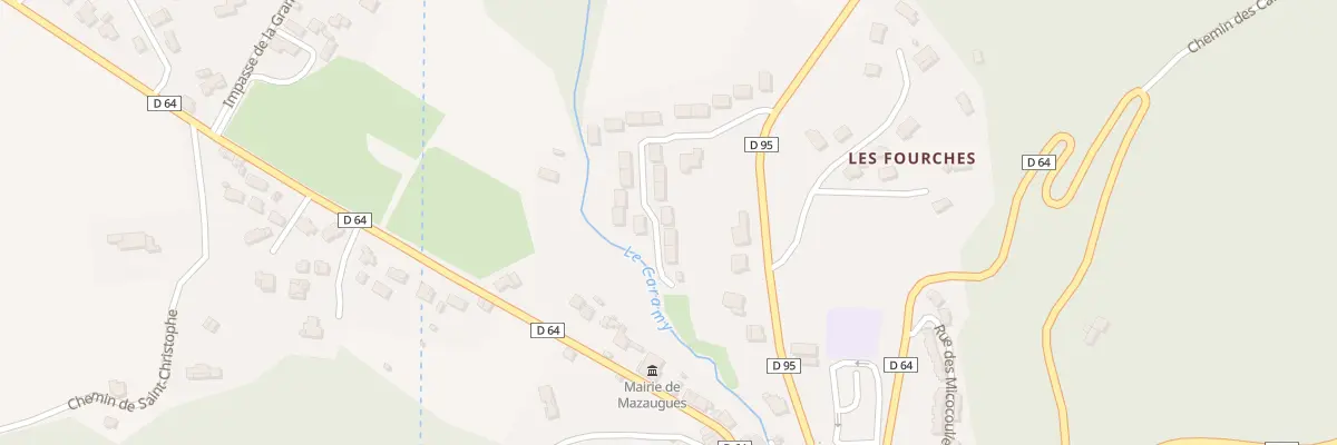 Plan du 17 Rue du Caramy à Mazaugues