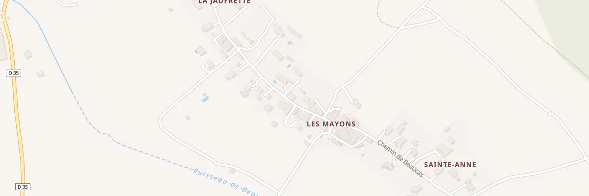 Plan du 465 Che des Mayons à Saint-Julien