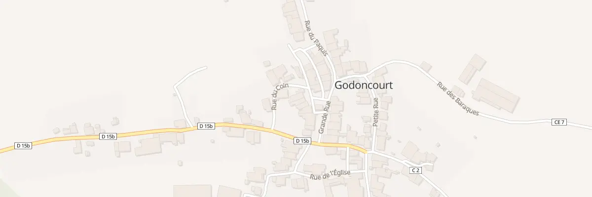 Plan du 132 Rue du Coin à Godoncourt