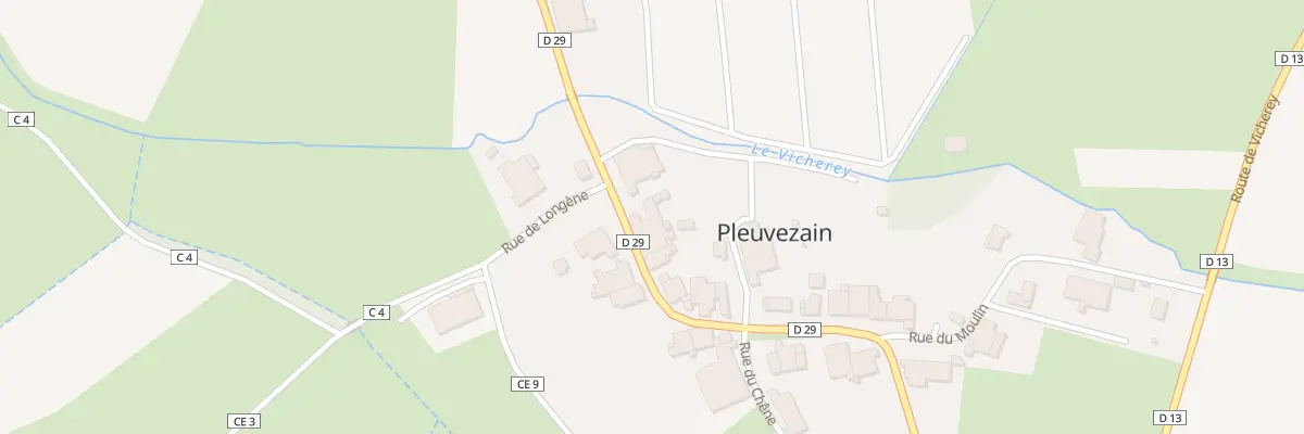 Plan du 20 Gr Grande Rue à Pleuvezain