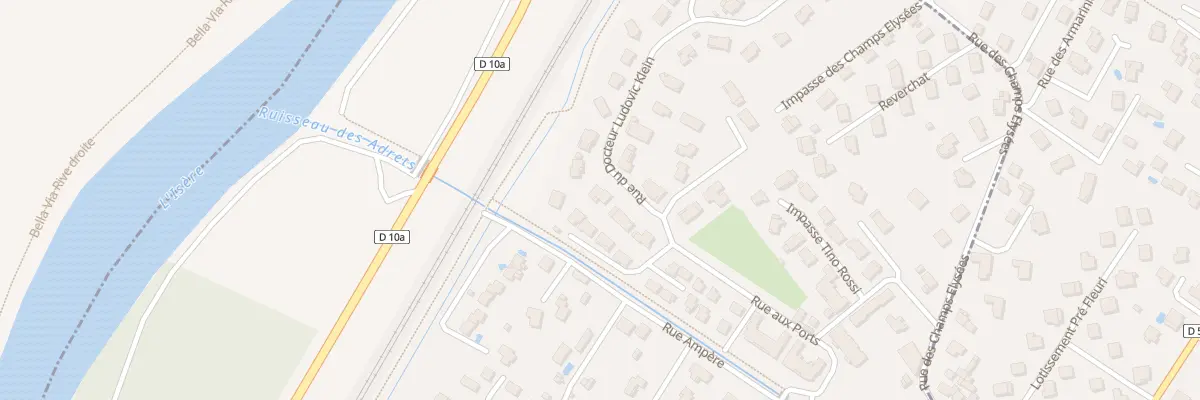 Plan du 39 Rue Docteur Ludovic Klein à Froges