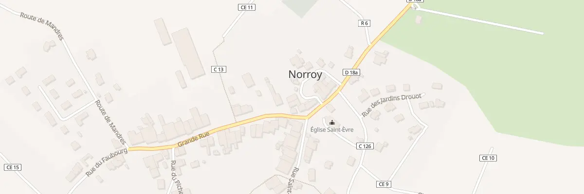 Plan du 3 Rue de la Commanderie à Norroy