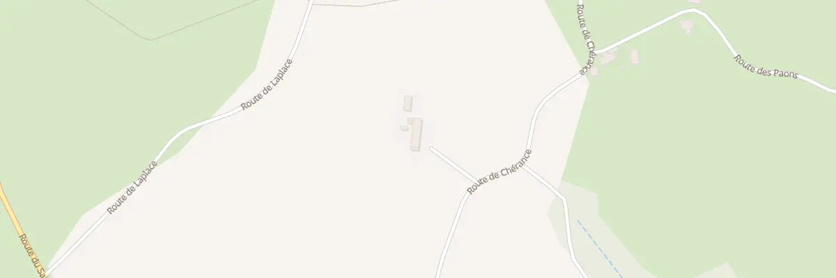 Plan du 725 Rte de Chérance à Massingy