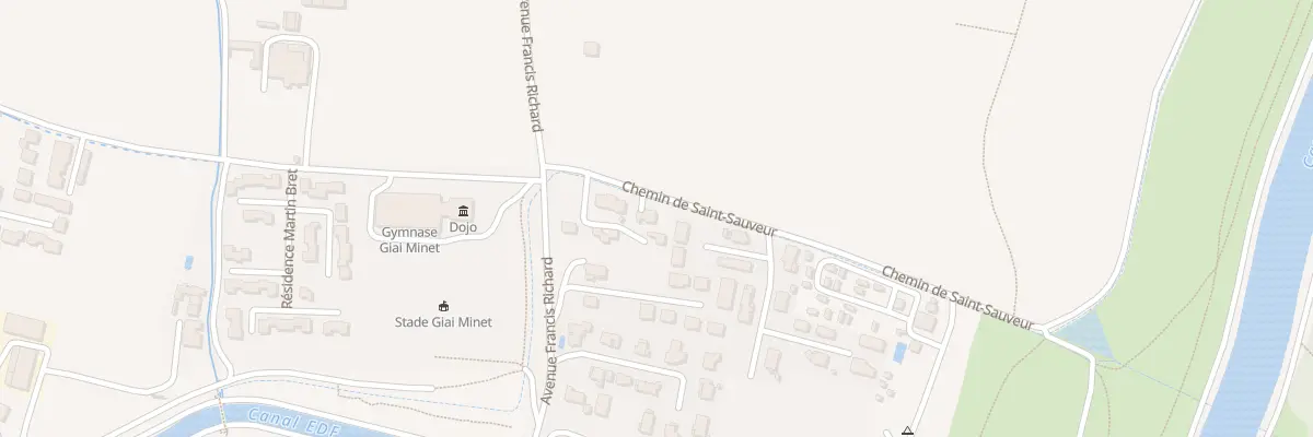 Plan du 1 Che de Saint-Sauveur à Oraison
