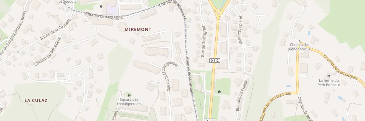 Plan du 12T Che de Miremont à Jacob-Bellecombette