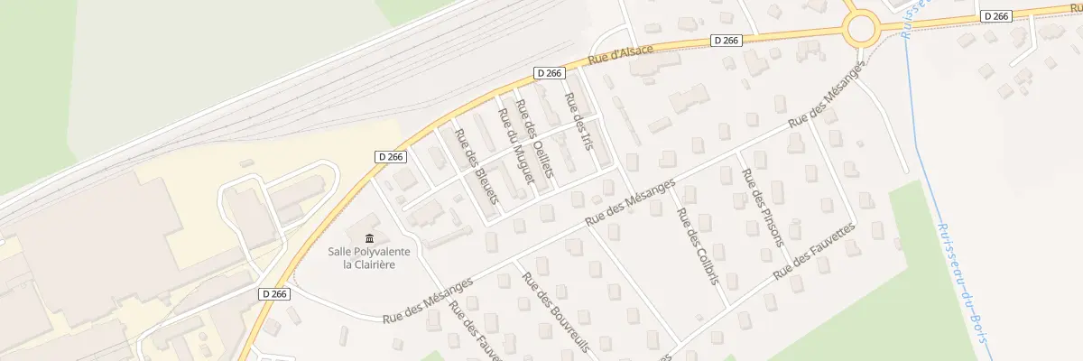 Plan du 7 Rue Du Muguet à Gironcourt-sur-Vraine