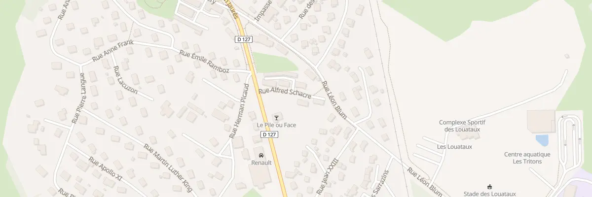 Plan du 1 Rue Alfred Schacre à Champagnole